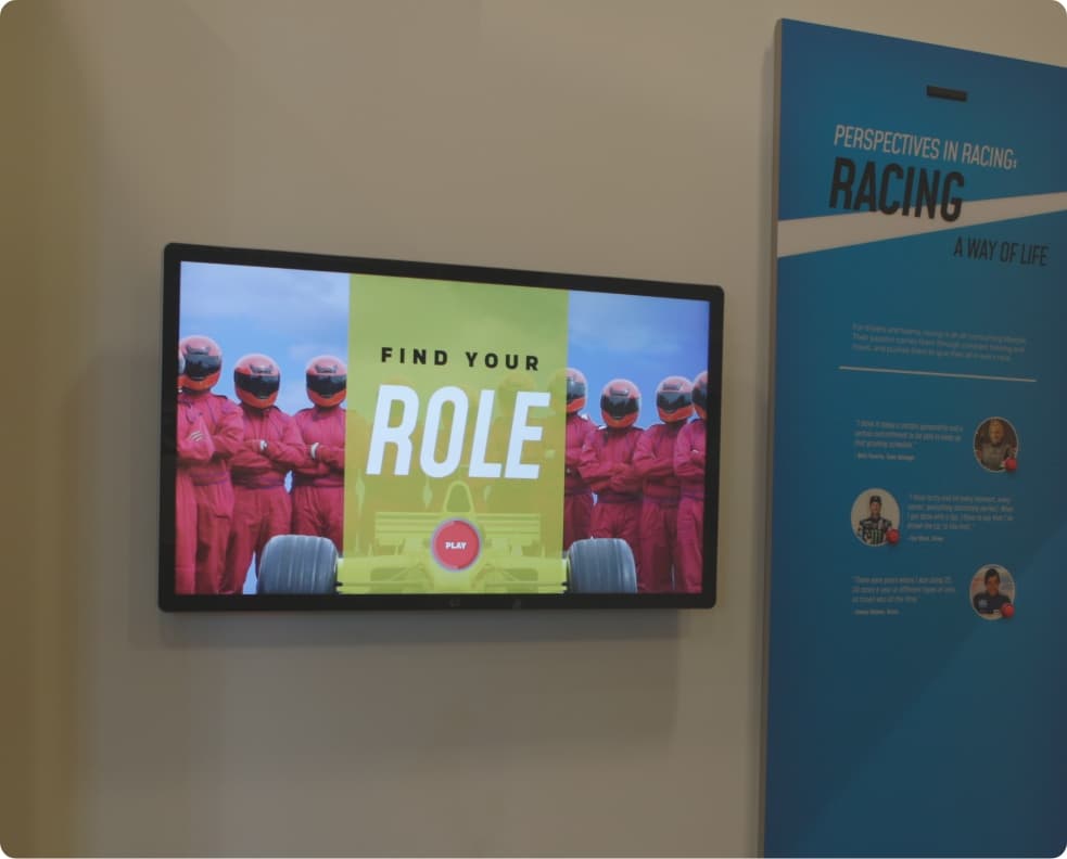 Find Your Role Quiz on screen