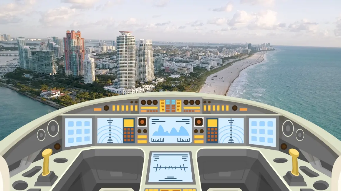 Interactive animated background